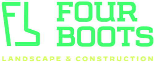 Four Boots Landscape & Construction Logo